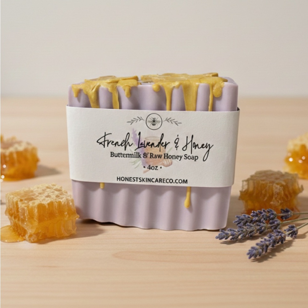 French Lavender & Honey Buttermilk Soap- 4oz